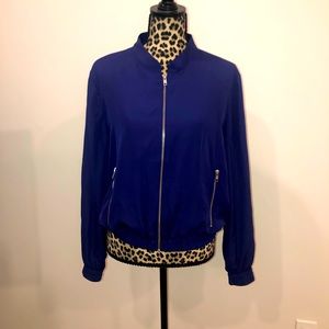 Adorable purple Likely bomber jacket, sz L